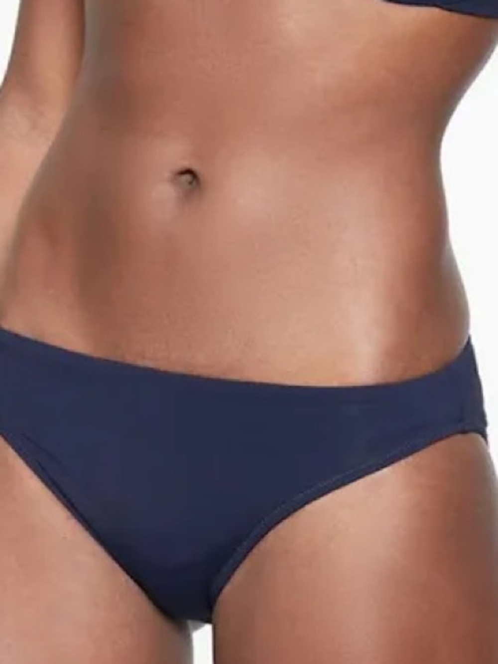 NEW Athleta navy blue swimsuit bottoms bikini women’s medium beach pool